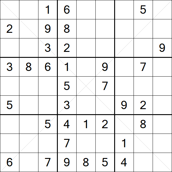 Sudoku X - Medium