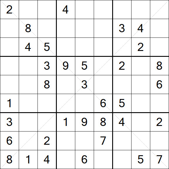Sudoku X - Medium