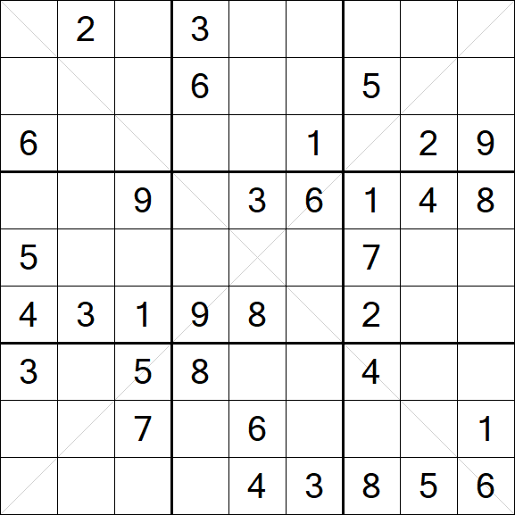 Sudoku X - Medium