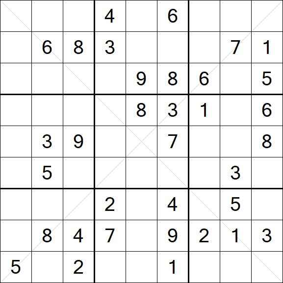 Sudoku X - Medium