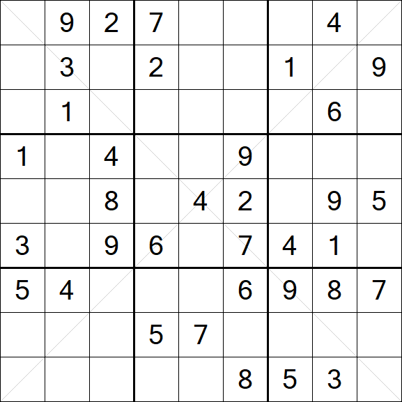 Sudoku X - Medium
