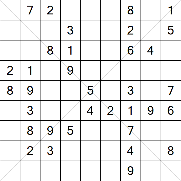 Sudoku X - Medium