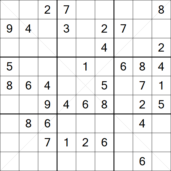 Sudoku X - Medium