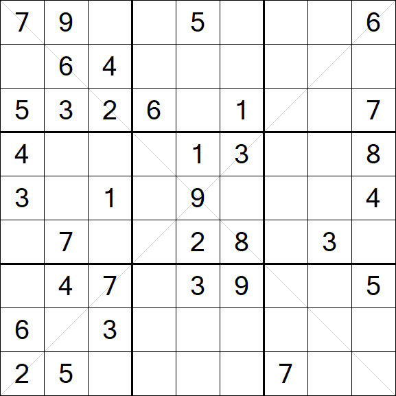 Sudoku X - Medium