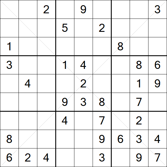 Sudoku X - Medium