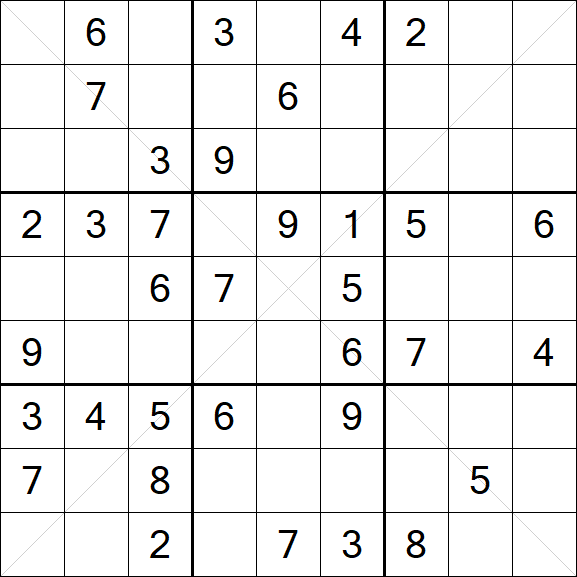 Sudoku X - Medium