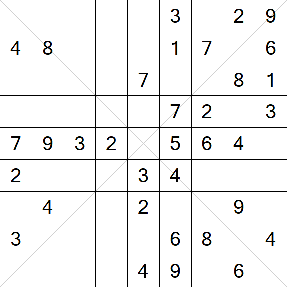 Sudoku X - Medium