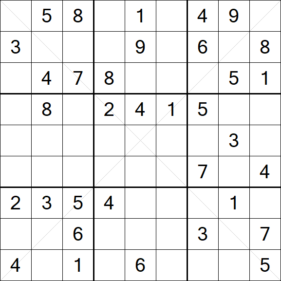Sudoku X - Medium