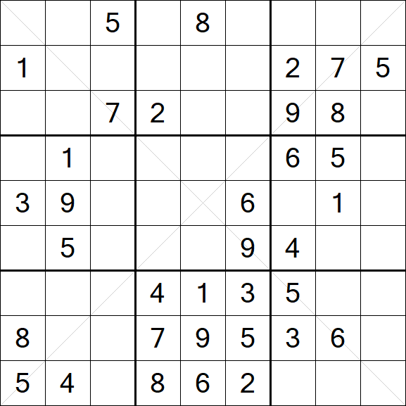 Sudoku X - Medium