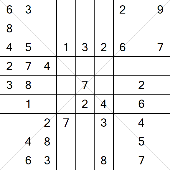 Sudoku X - Medium