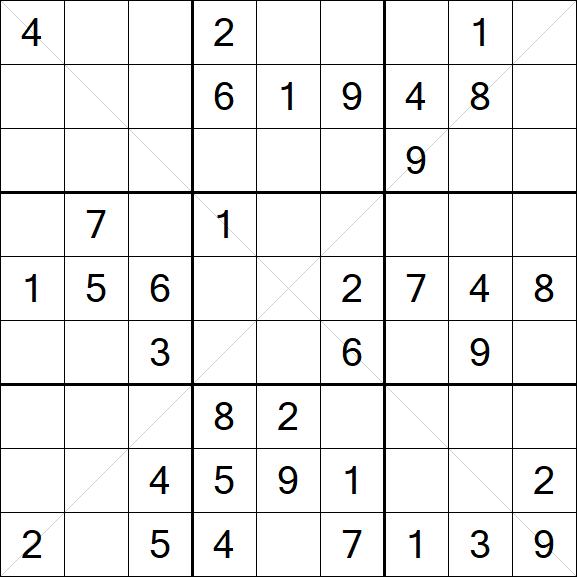 Sudoku X - Medium
