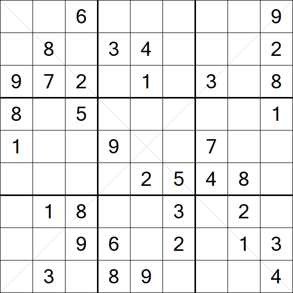 Sudoku X - Medium