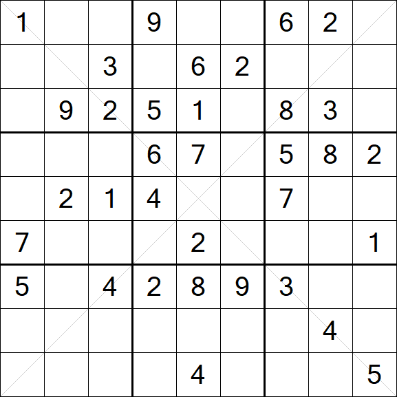 Sudoku X - Medium