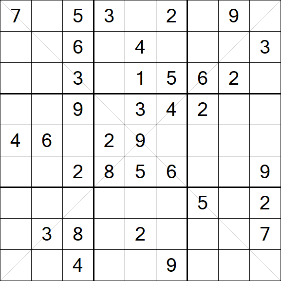 Sudoku X - Medium