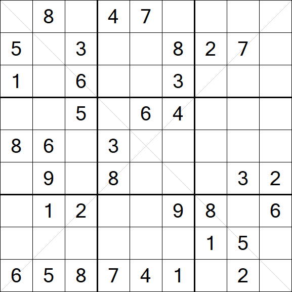 Sudoku X - Medium