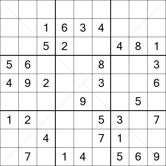 Sudoku X - Medium
