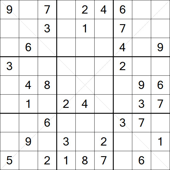 Sudoku X - Medium