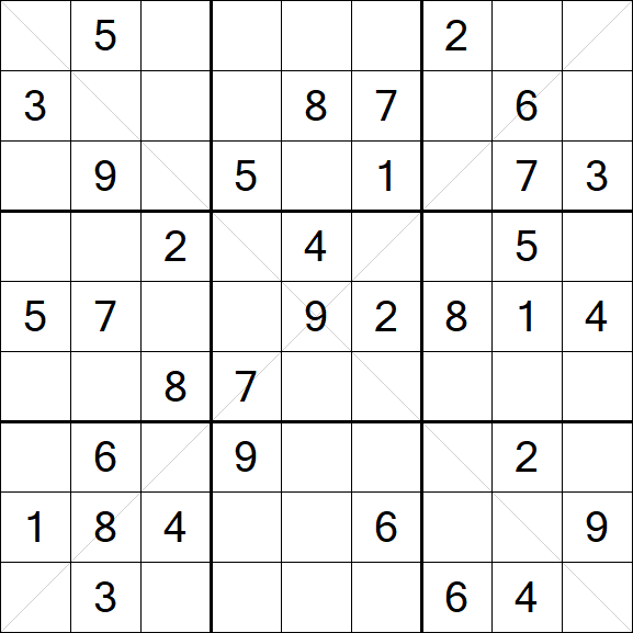 Sudoku X - Medium