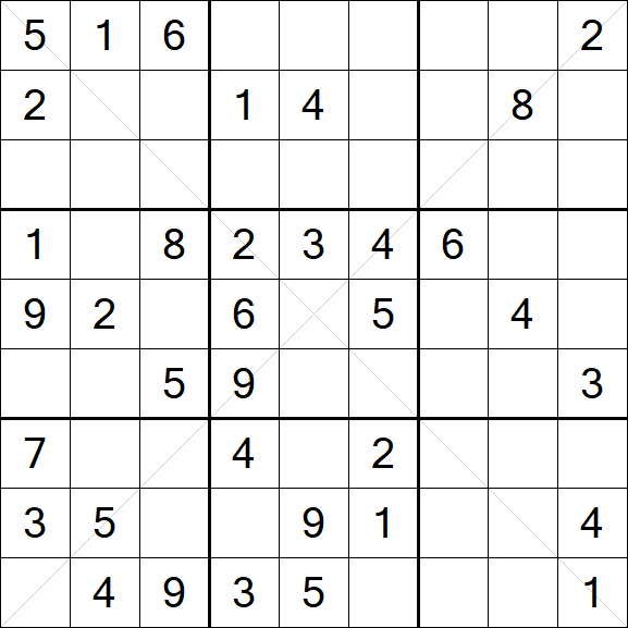 Sudoku X - Medium