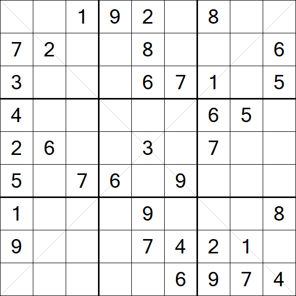 Sudoku X - Medium