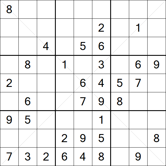 Sudoku X - Medium