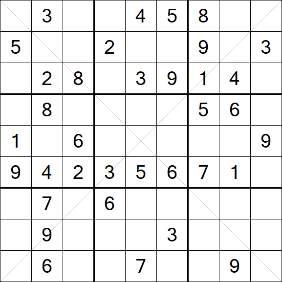 Sudoku X - Medium