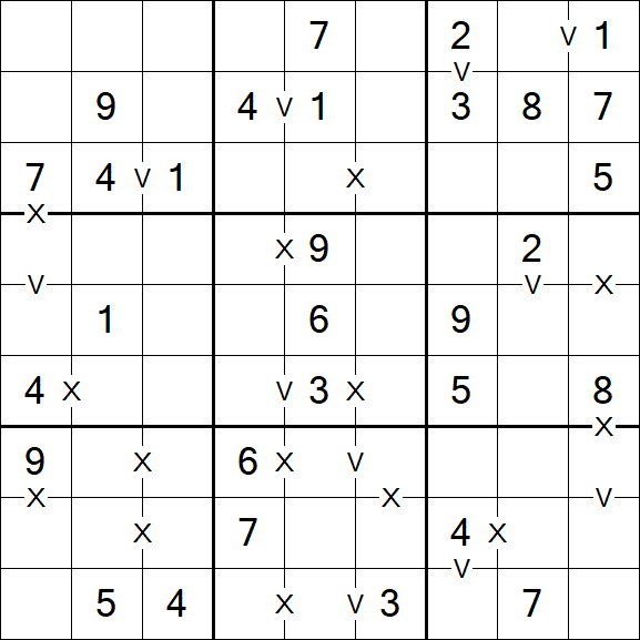 Sudoku XV - Einfach