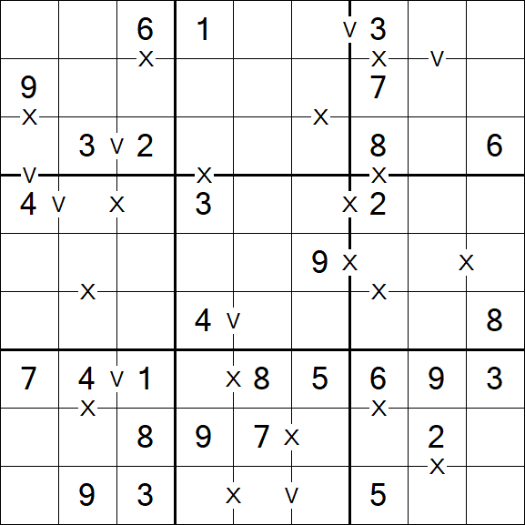 Sudoku XV - Einfach
