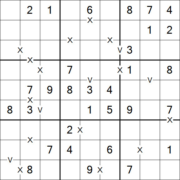 Sudoku XV - Einfach
