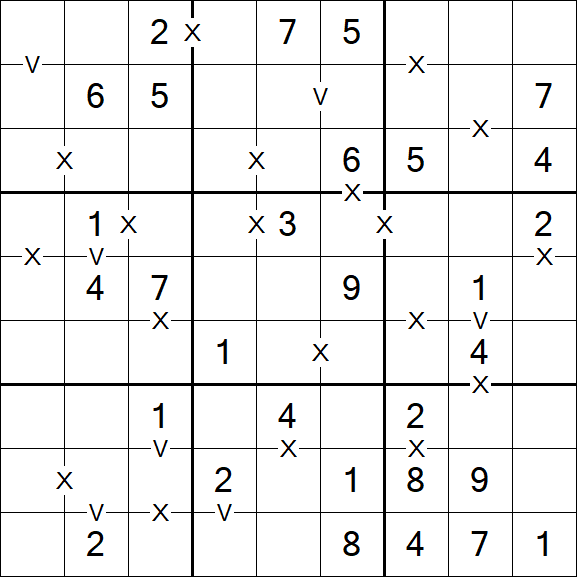 Sudoku XV - Einfach