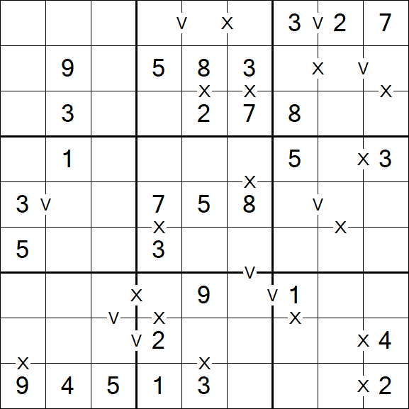 Sudoku XV - Einfach
