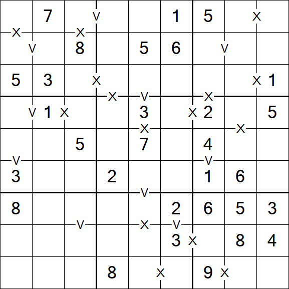 Sudoku XV - Einfach