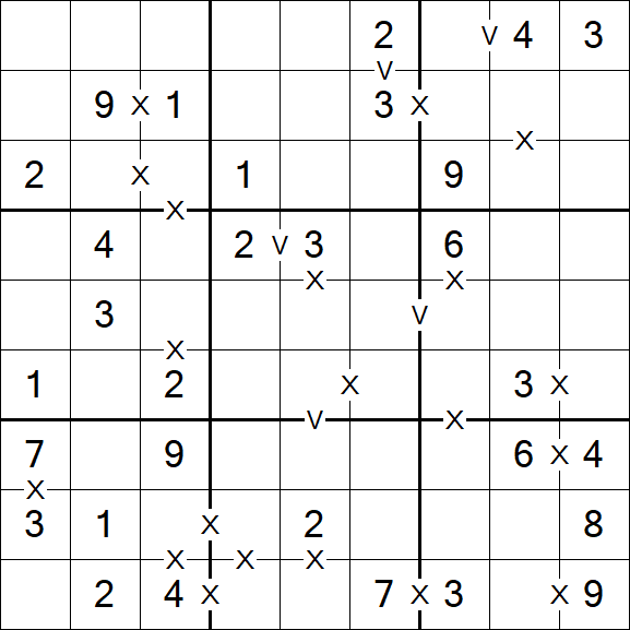 Sudoku XV - Einfach