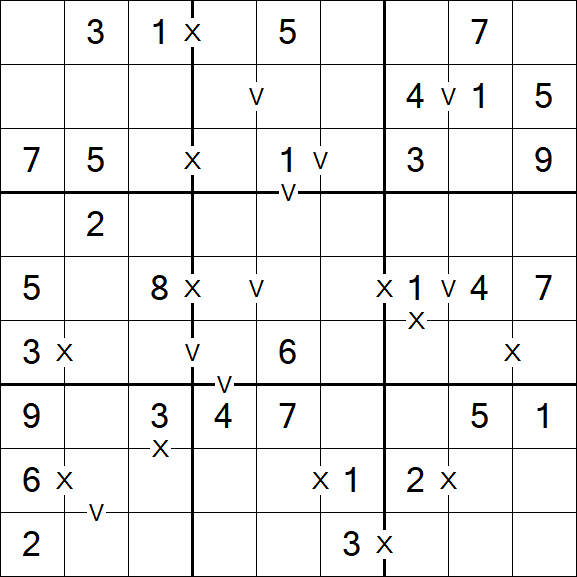 Sudoku XV - Easy