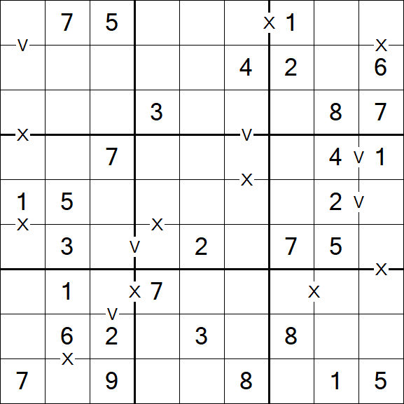 Sudoku XV - Easy