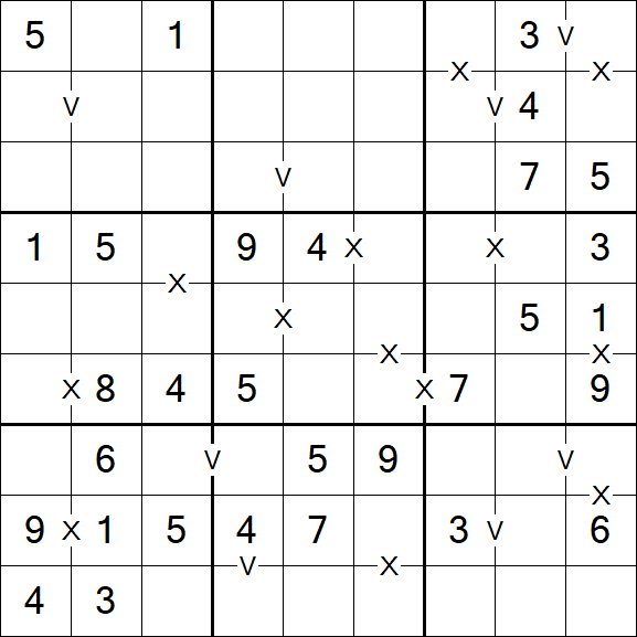 Sudoku XV - Easy