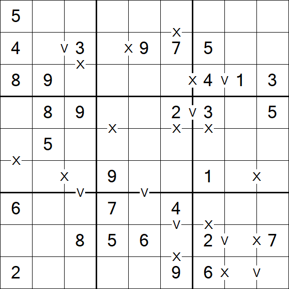 Sudoku XV - Easy
