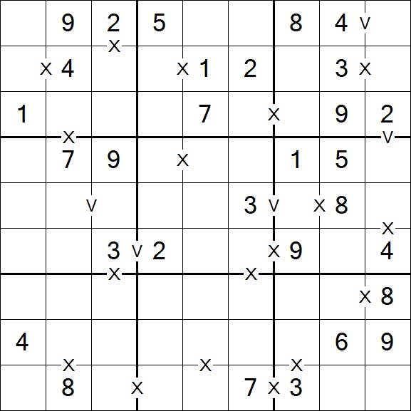 Sudoku XV - Einfach
