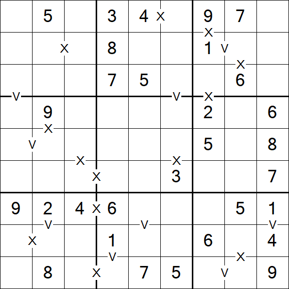 Sudoku XV - Einfach