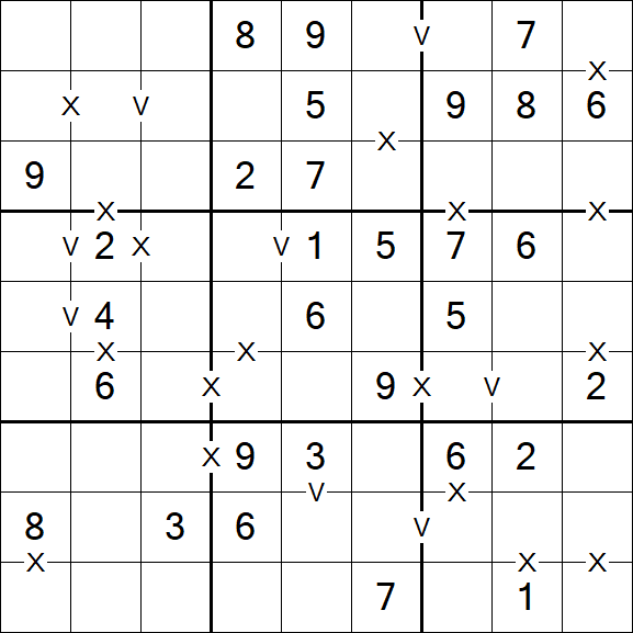 Sudoku XV - Einfach