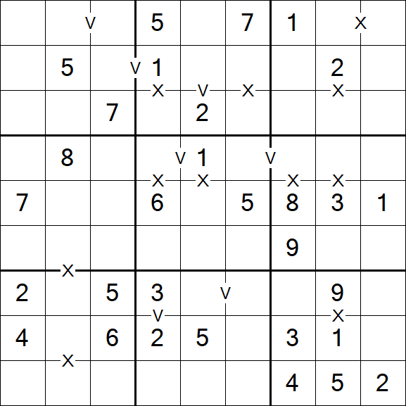 Sudoku XV - Einfach