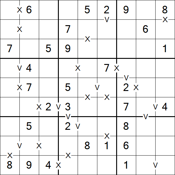 Sudoku XV - Einfach