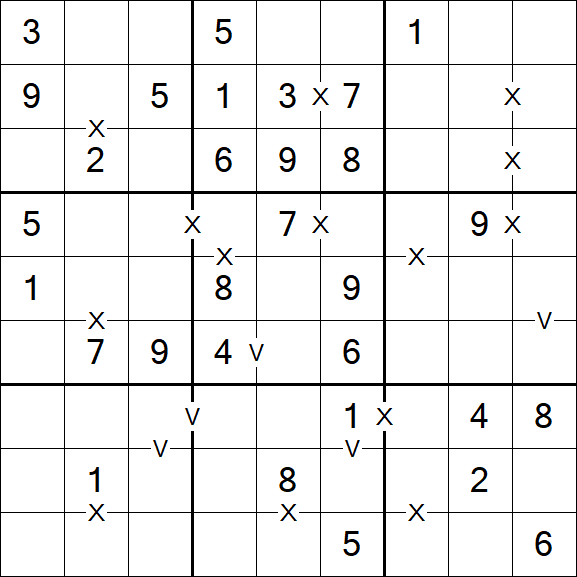 Sudoku XV - Einfach