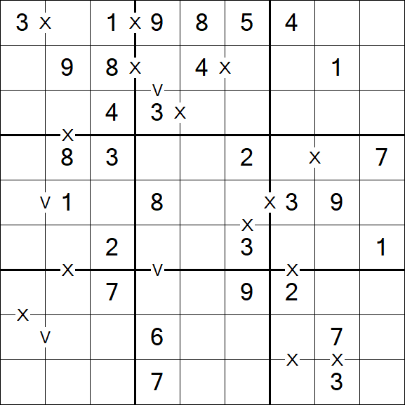 Sudoku XV - Einfach