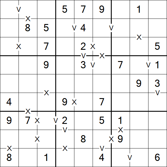 Sudoku XV - Einfach