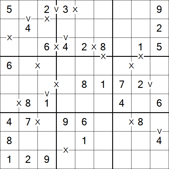 Sudoku XV - Einfach