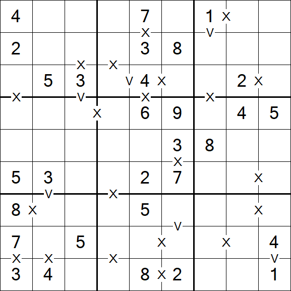 Sudoku XV - Einfach