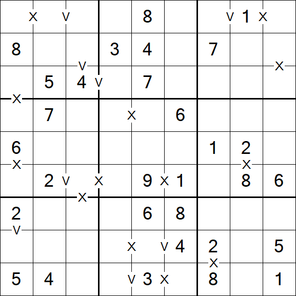 Sudoku XV - Einfach