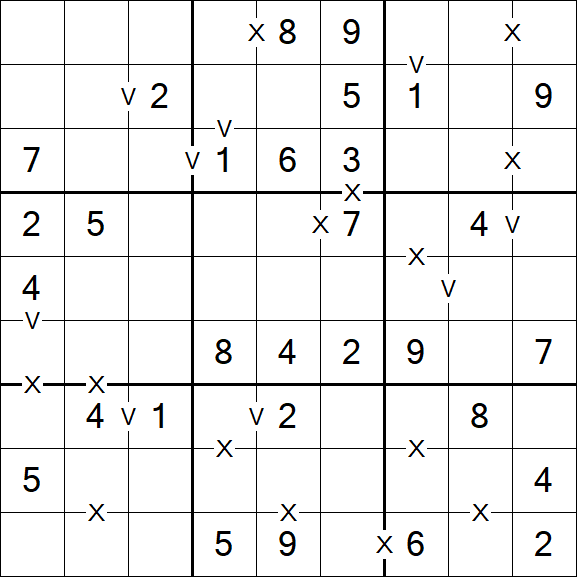 Sudoku XV - Einfach