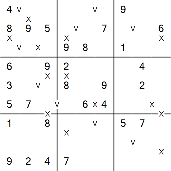 Sudoku XV - Einfach